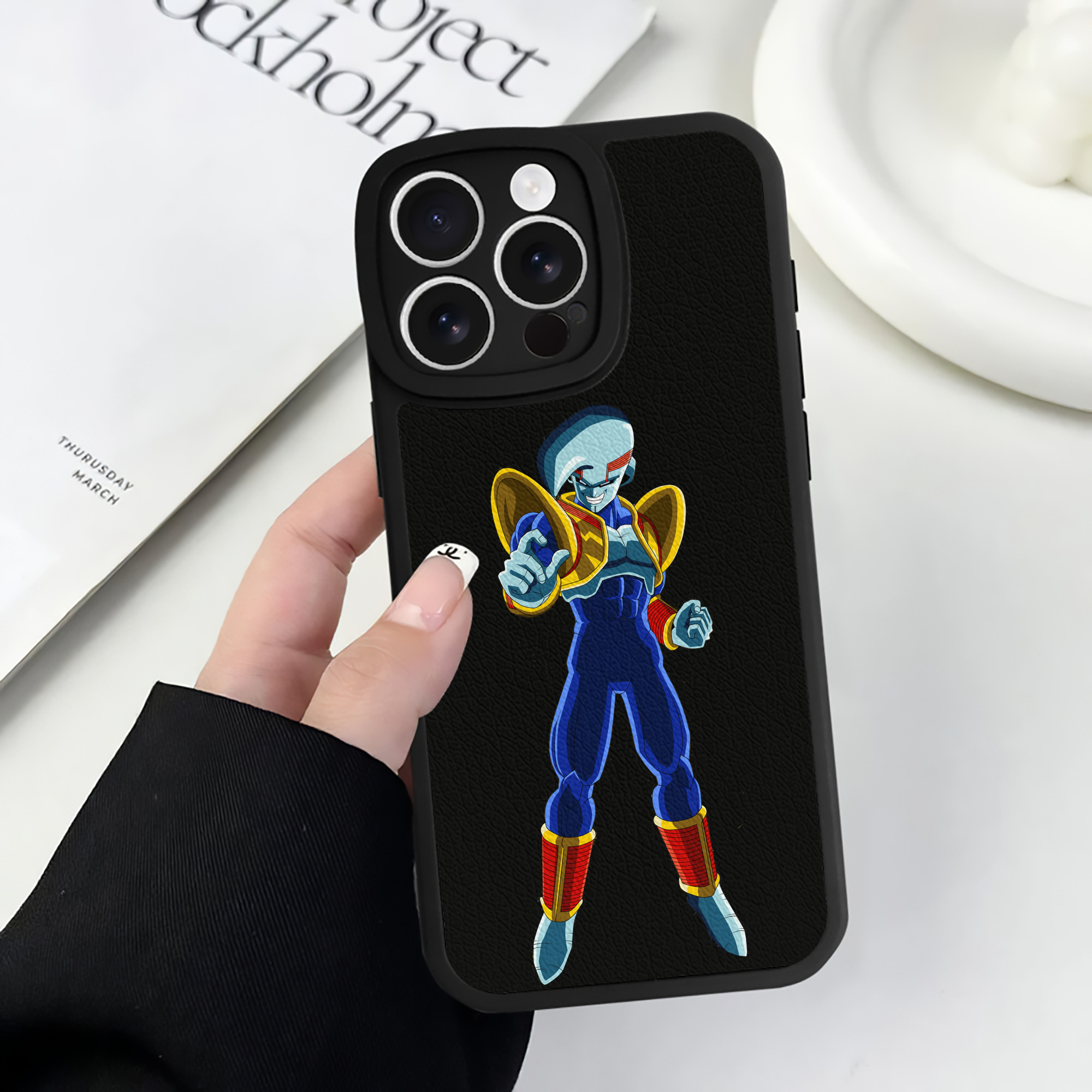 （画像用） ドラゴンボール DRAGON BALL 【iPhone 16シリーズ対応】シリコンスマホケース（レザー調） 材質：シリコン